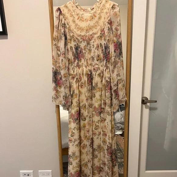 Dôen Doen NWT Tiarella floral dress small - Picture 4 of 14